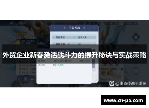 外贸企业新春激活战斗力的提升秘诀与实战策略